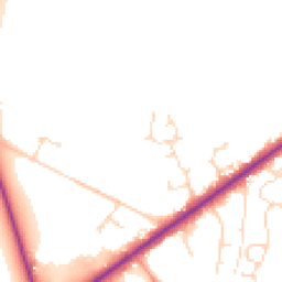 Daytime road noise heatmap for LN6 9UT