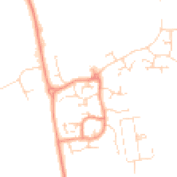 Daytime road noise heatmap for LN6 9UZ