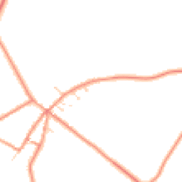 Daytime road noise heatmap for LN6 9WD