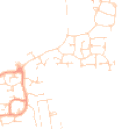 Daytime road noise heatmap for LN6 9WN