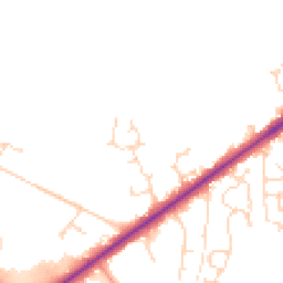 Daytime road noise heatmap for LN6 9WT