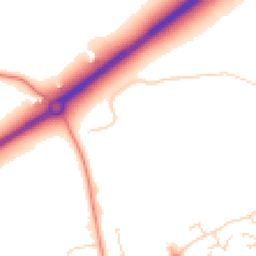 Daytime road noise heatmap for LN6 9XN