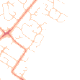 Daytime road noise heatmap for LN6 9XW