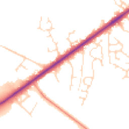 Daytime road noise heatmap for LN6 9YE