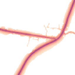 Daytime road noise heatmap for LN7 6AA