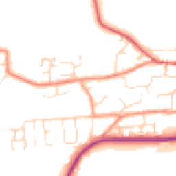 Daytime road noise heatmap for LN7 6AX