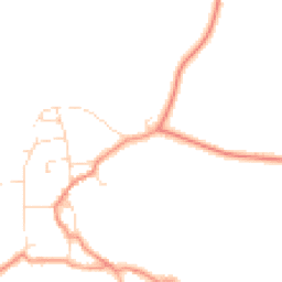 Daytime road noise heatmap for LN7 6BS