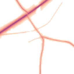 Daytime road noise heatmap for LN7 6DF