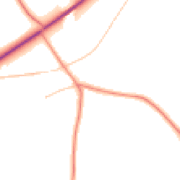 Daytime road noise heatmap for LN7 6DG