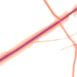 Daytime road noise heatmap for LN7 6DL