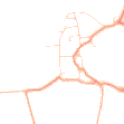 Daytime road noise heatmap for LN7 6ES