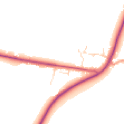 Daytime road noise heatmap for LN7 6FA