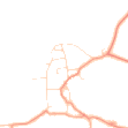 Daytime road noise heatmap for LN7 6JW