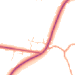 Daytime road noise heatmap for LN7 6LL
