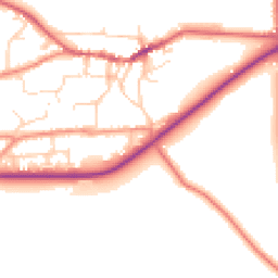 Daytime road noise heatmap for LN7 6LT