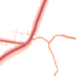 Daytime road noise heatmap for LN7 6NP