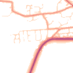 Daytime road noise heatmap for LN7 6PA