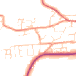 Daytime road noise heatmap for LN7 6PD
