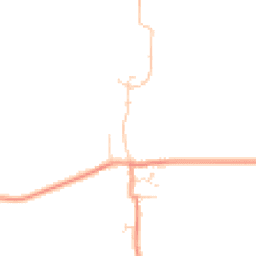 Daytime road noise heatmap for LN7 6PL
