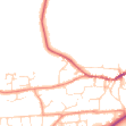 Daytime road noise heatmap for LN7 6RE