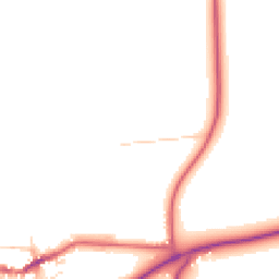 Daytime road noise heatmap for LN7 6RN