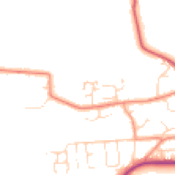 Daytime road noise heatmap for LN7 6SA