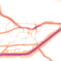 Daytime road noise heatmap for LN7 6TJ