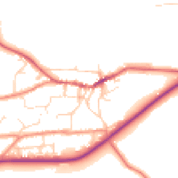 Daytime road noise heatmap for LN7 6TN
