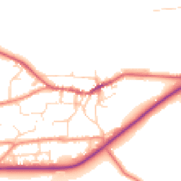 Daytime road noise heatmap for LN7 6TY