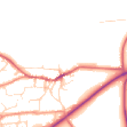 Daytime road noise heatmap for LN7 6TZ
