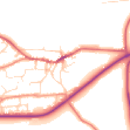 Daytime road noise heatmap for LN7 6UA