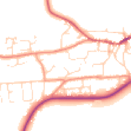 Daytime road noise heatmap for LN7 6UJ