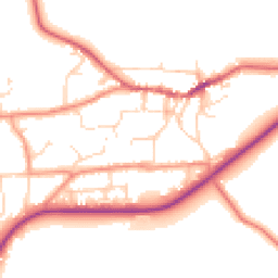 Daytime road noise heatmap for LN7 6UL