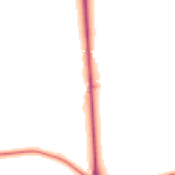 Night-time road noise heatmap for LN8 2AU