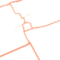Daytime road noise heatmap for LN8 2AZ