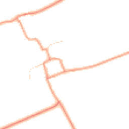 Daytime road noise heatmap for LN8 2BB
