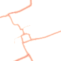 Daytime road noise heatmap for LN8 2BD
