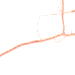 Daytime road noise heatmap for LN8 2BF