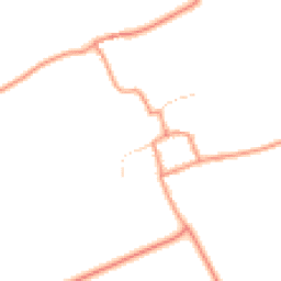 Daytime road noise heatmap for LN8 2BT