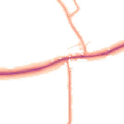 Daytime road noise heatmap for LN8 2FA