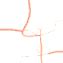 Daytime road noise heatmap for LN8 2GA