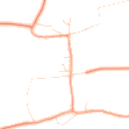 Daytime road noise heatmap for LN8 2HA