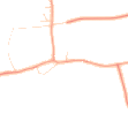 Daytime road noise heatmap for LN8 2HW