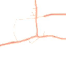 Daytime road noise heatmap for LN8 2TZ