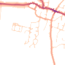 Daytime road noise heatmap for LN8 3BE