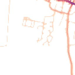 Daytime road noise heatmap for LN8 3BW