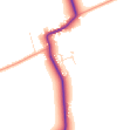 Daytime road noise heatmap for LN8 3FF