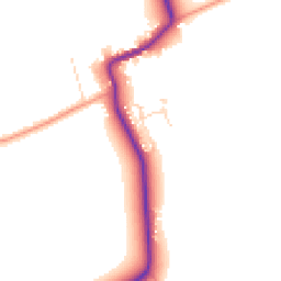 Daytime road noise heatmap for LN8 3FH