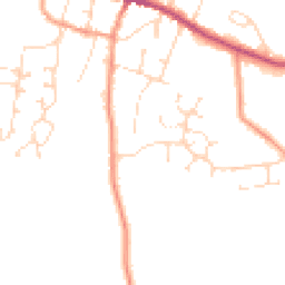 Daytime road noise heatmap for LN8 3FJ