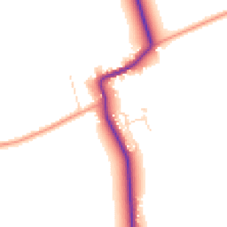 Daytime road noise heatmap for LN8 3FX